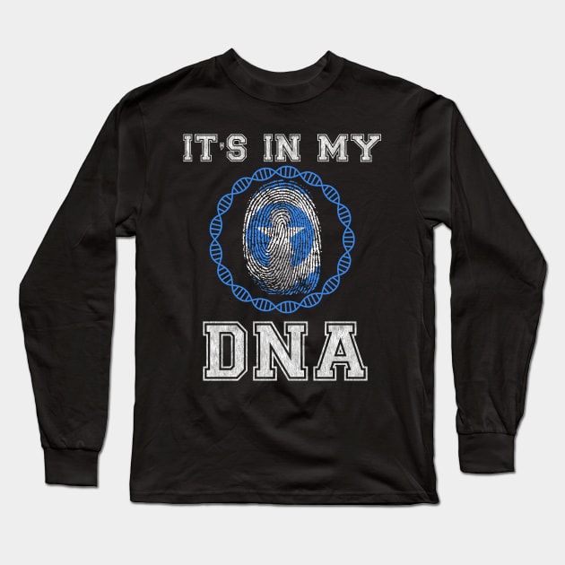 Northern Mariana Islands  It's In My DNA - Gift for Northern Marianan From Northern Mariana Islands Long Sleeve T-Shirt by Country Flags